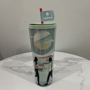 Starbucks+Lou Cold‎ Cup w/Straw 2024 Creative Lou Collection 24 oz NEW!!!
